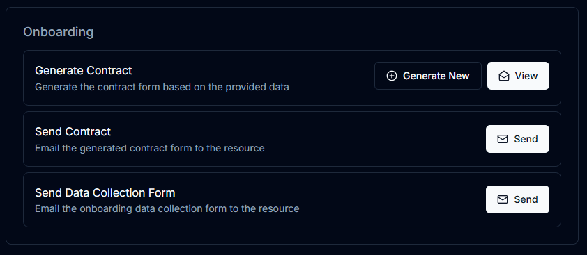 Generate Contract Screenshot