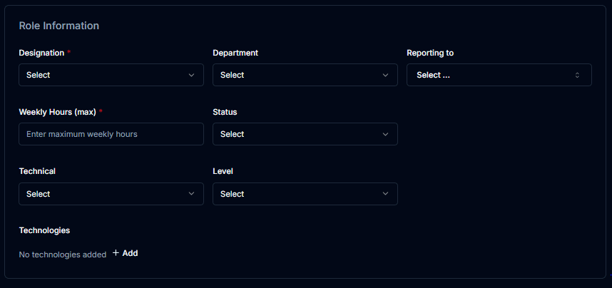 Role Info Screenshot