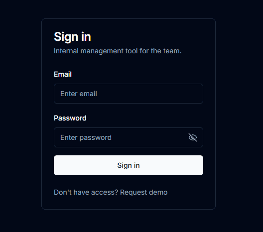 Request Demo Screenshot